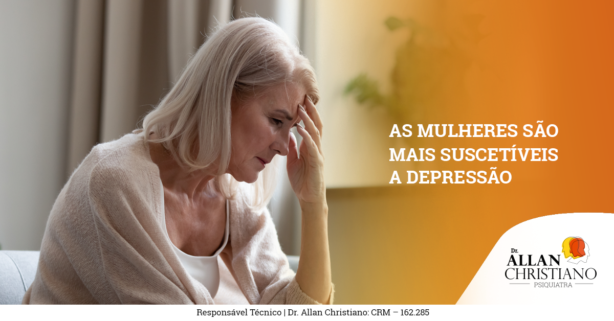 Quem mais sofre com a depressão; os homens ou as mulheres